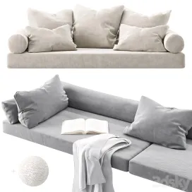 Window seat pillows set
